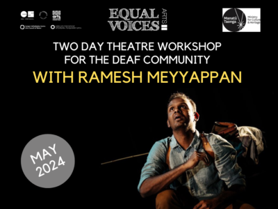 Photo: Theatre Workshops for Deaf community with Ramesh Meyyappan