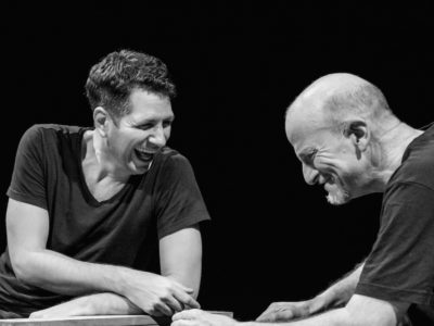 Salonica. Dir: Laura Haughey. Mus: Andy Duggan. Actors: Mihailo Ladevac and Shaun Fahey. Production Photography: Michael Smith Photo: Salonica Reviews – European and New Zealand Tours.